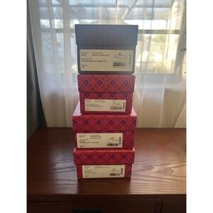 Tory Burch Empty Authentic Shoe Box Lot Of 4 Perfect Condition Size 8.5 & 8